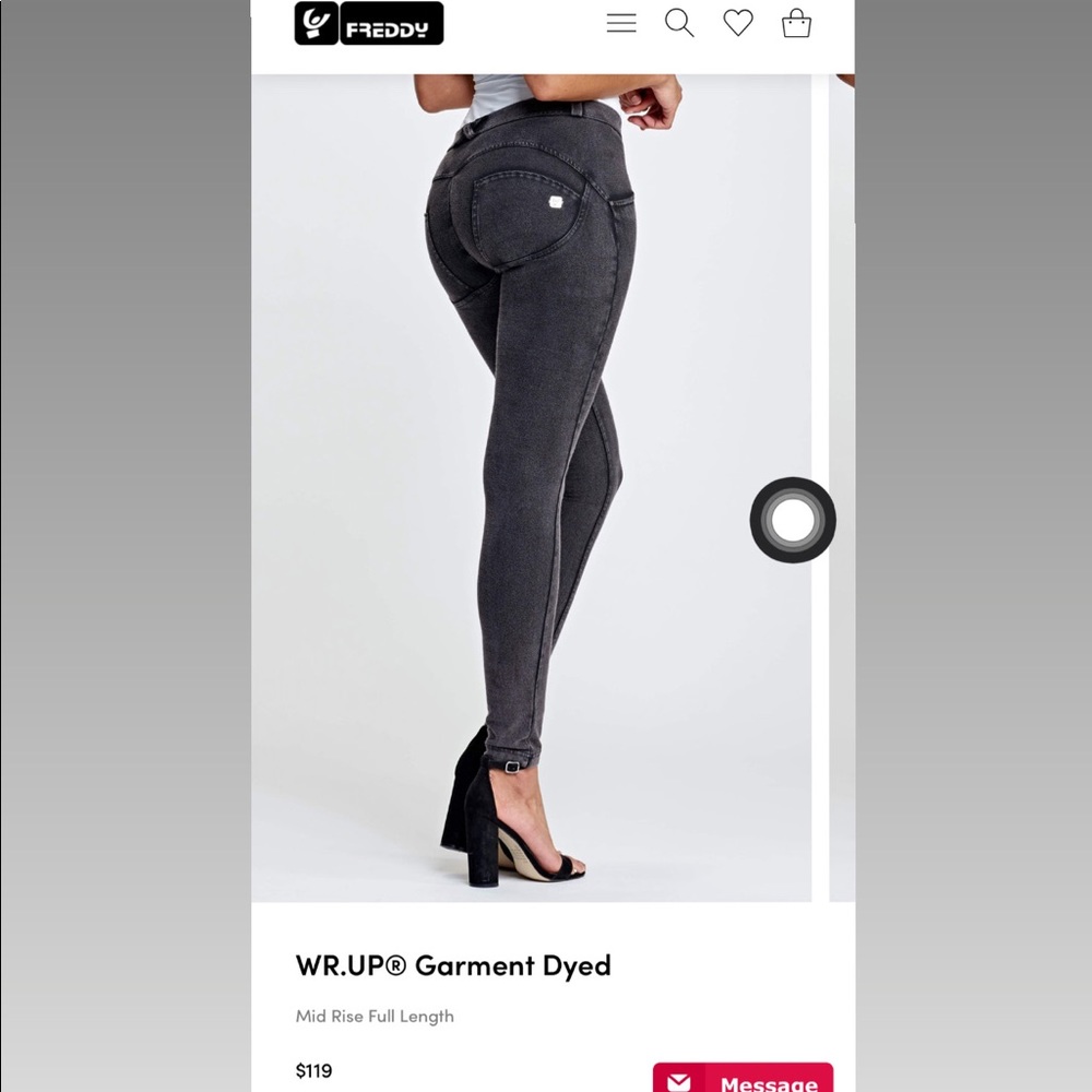 Freddy mid rise denim pants